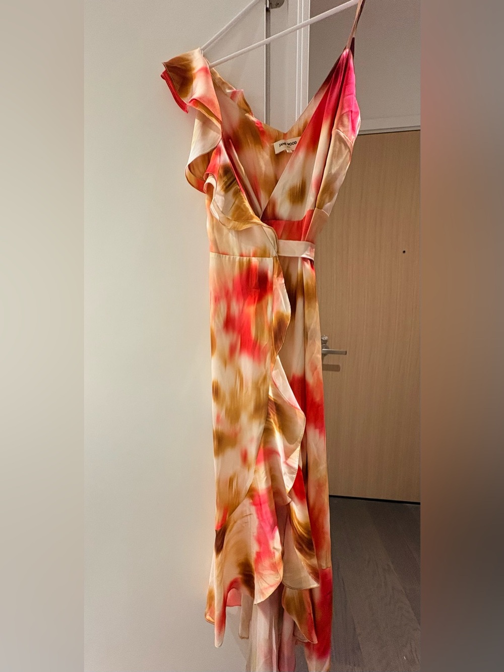Jane Wood Paris Ruffle Wrap Dress